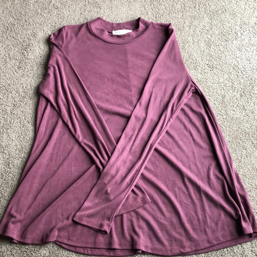 Mock neck top